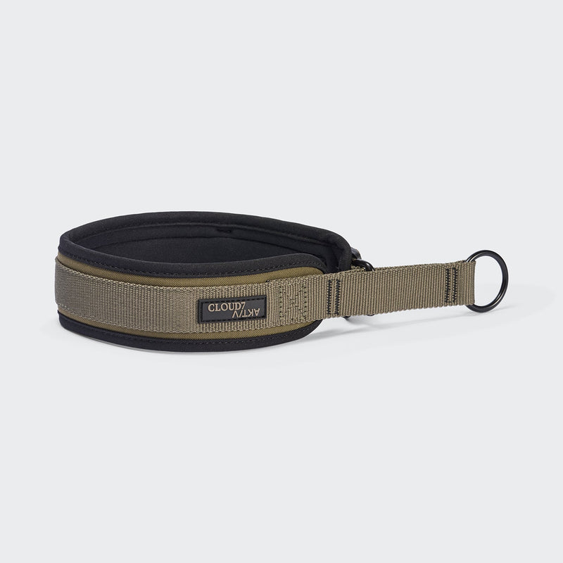 C-1 Zugstopp Halsband AKTIV Softshell Olive