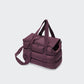 Hundetasche Montreal Aubergine mit Schultergurt