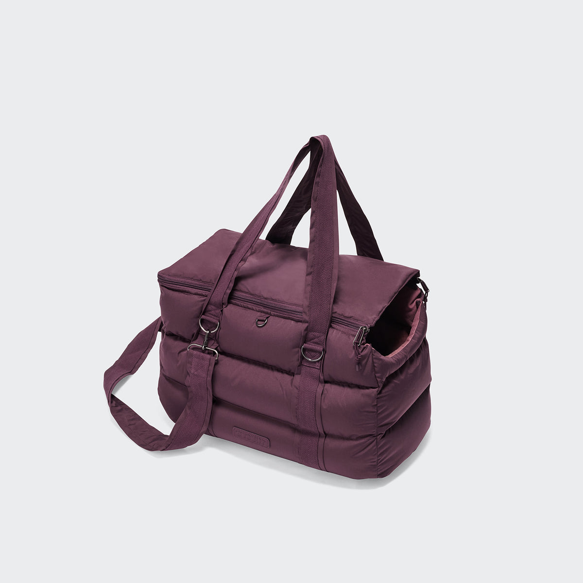 Hundetasche Montreal Aubergine mit Schultergurt