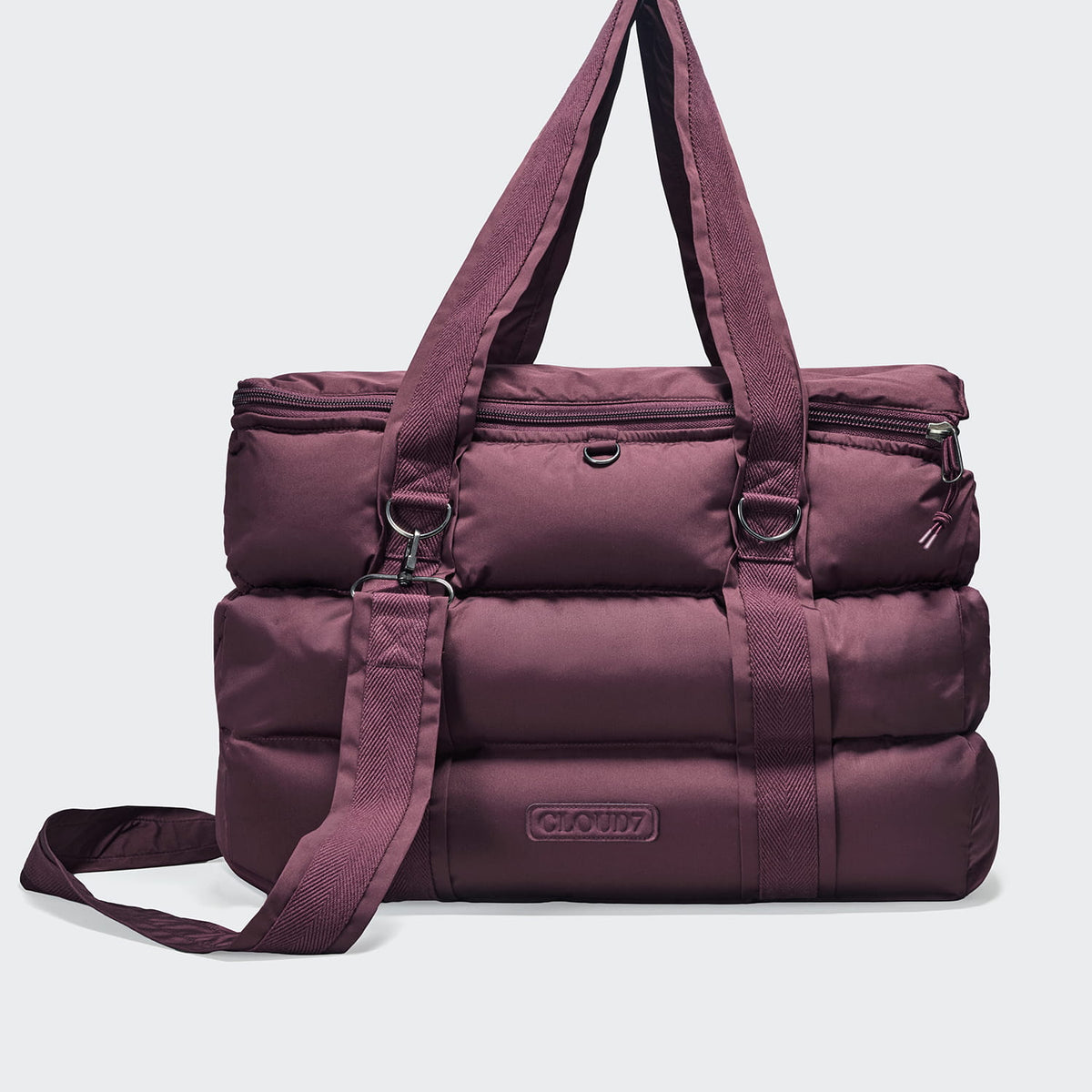 Hundetasche Montreal Aubergine mit Schultergurt