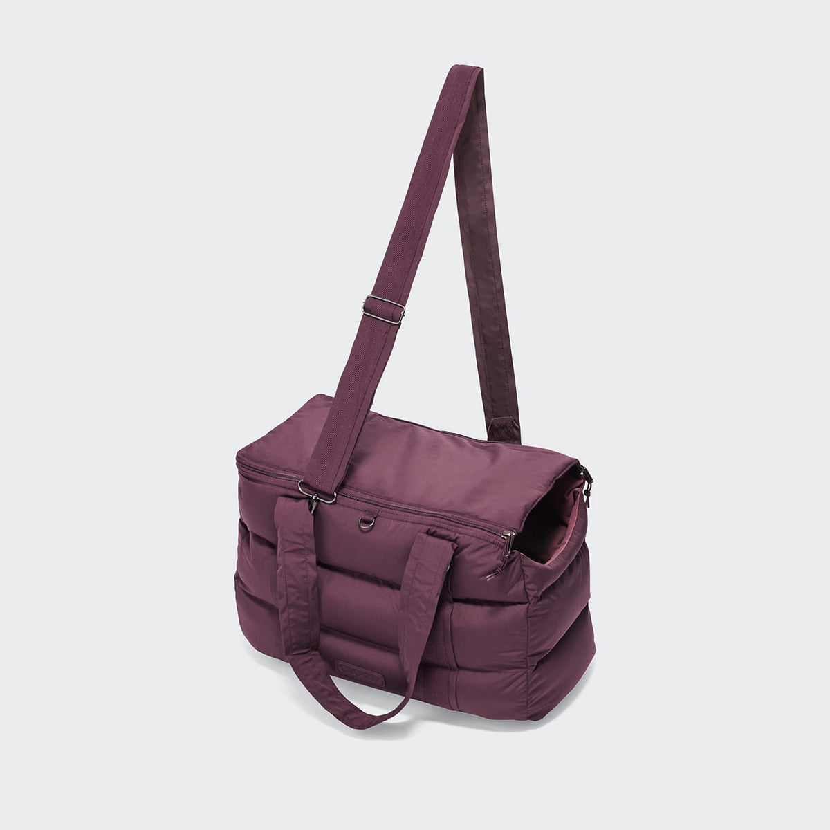 Hundetasche Montreal Aubergine mit Schultergurt