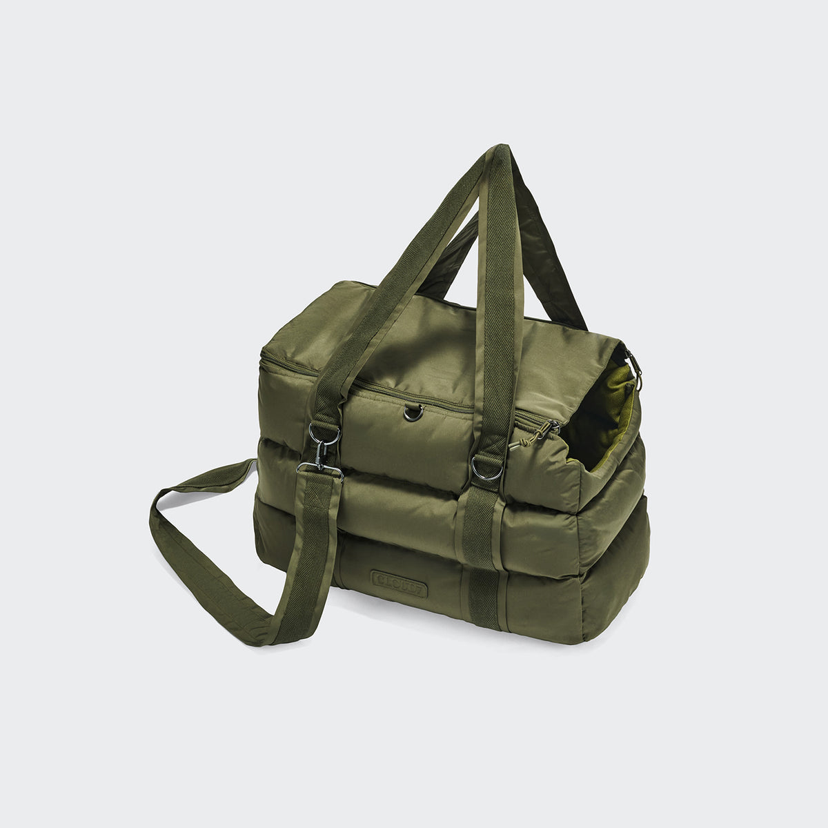Hundetasche Montreal 2.0 Light Olive mit Schultergurt