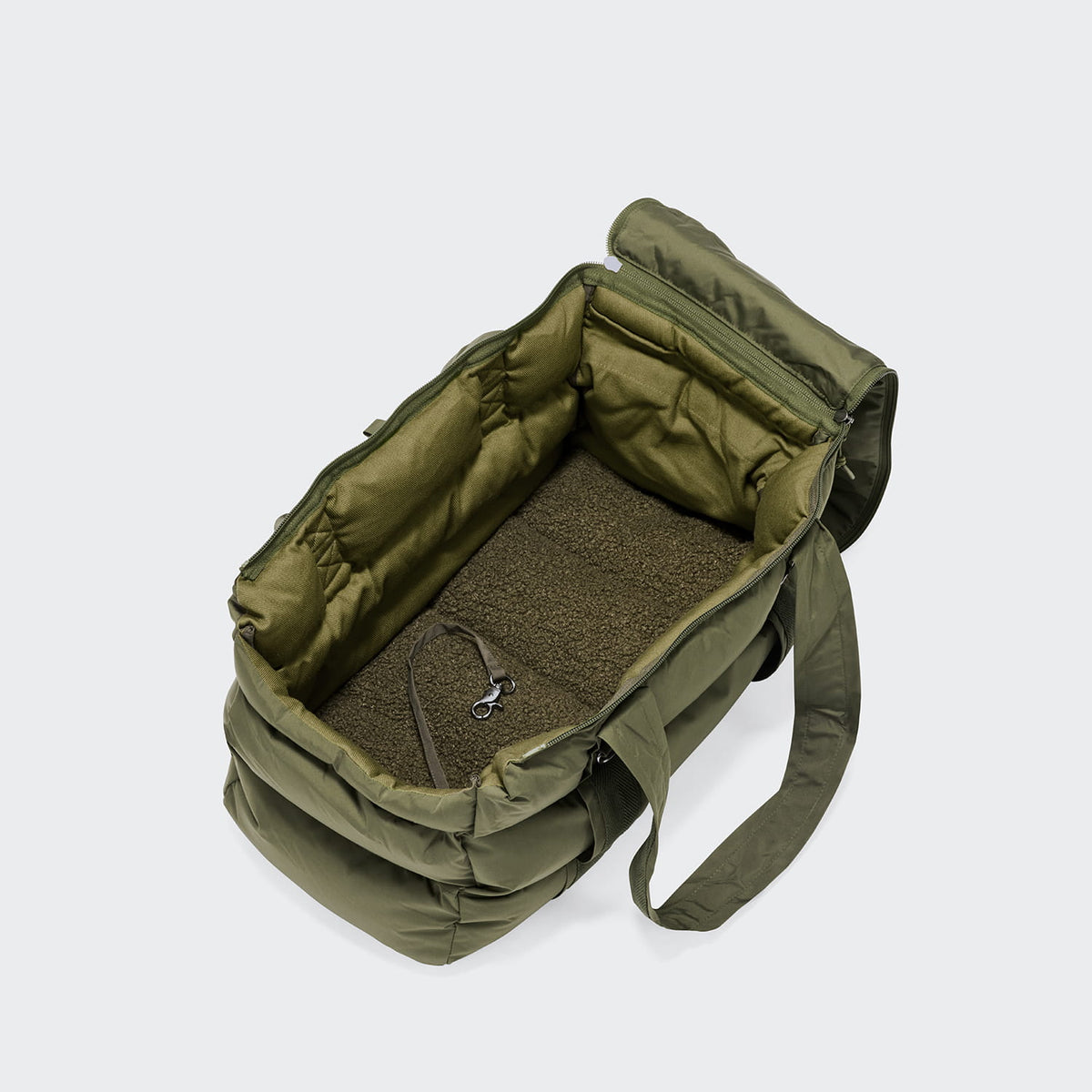 Hundetasche Montreal 2.0 Light Olive mit Schultergurt
