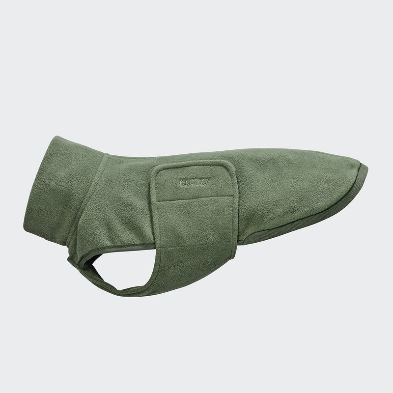 Hundepullover Dackel Fleece Derby 2.0 Khaki