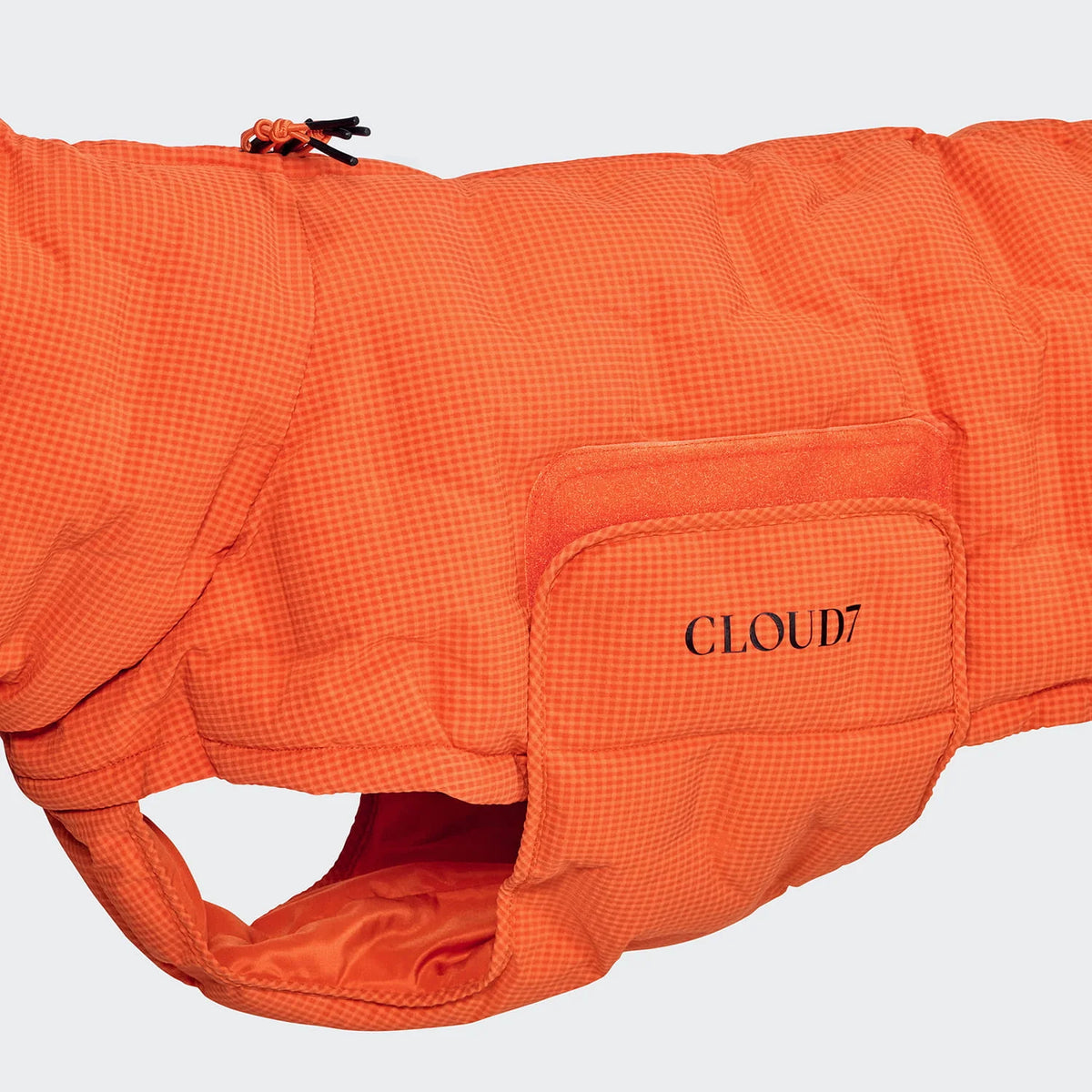 Hundemantel Alaska Seersucker Orange