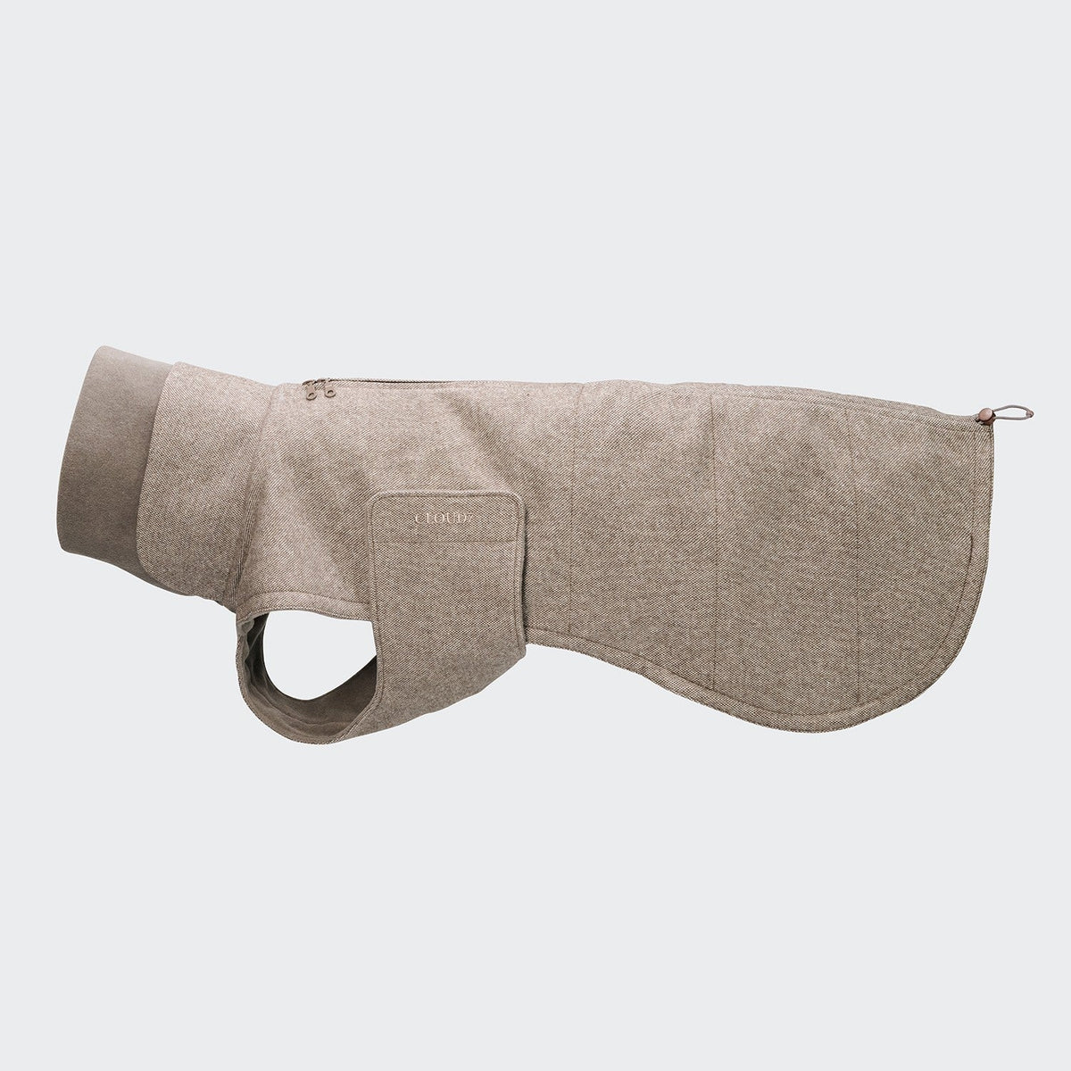 Hundemantel Brooklyn Long Tweed Beige