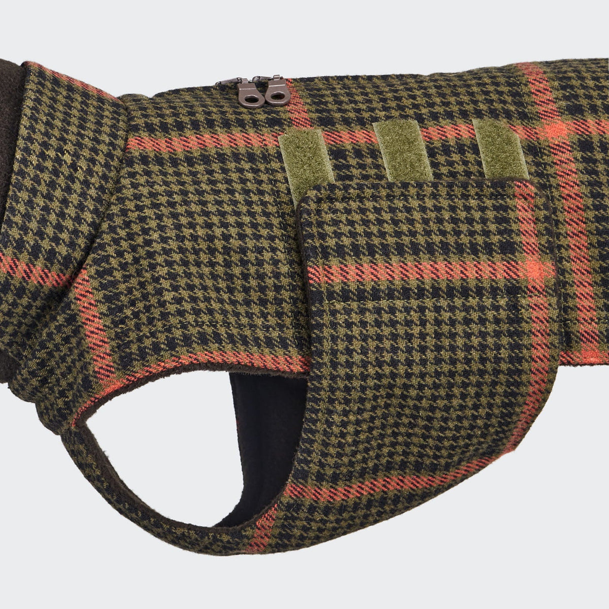 Dog Coat Brooklyn Dachshund Flannel Fern Green