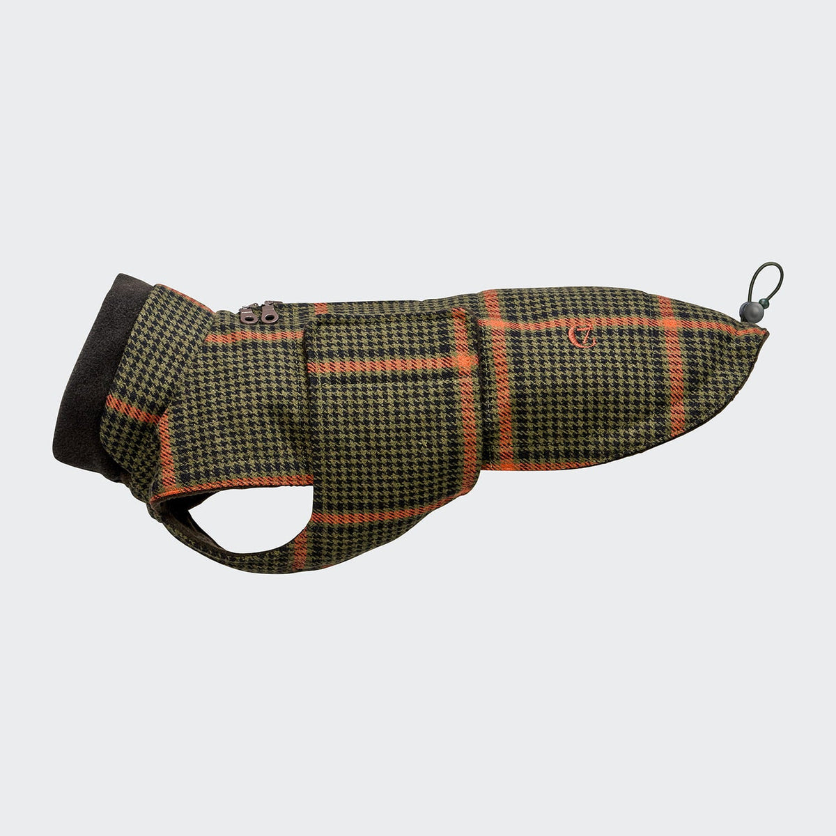 Dog Coat Brooklyn Dachshund Flannel Fern Green