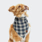 Hundehalstuch Bandana Check Dark Blue - Beige