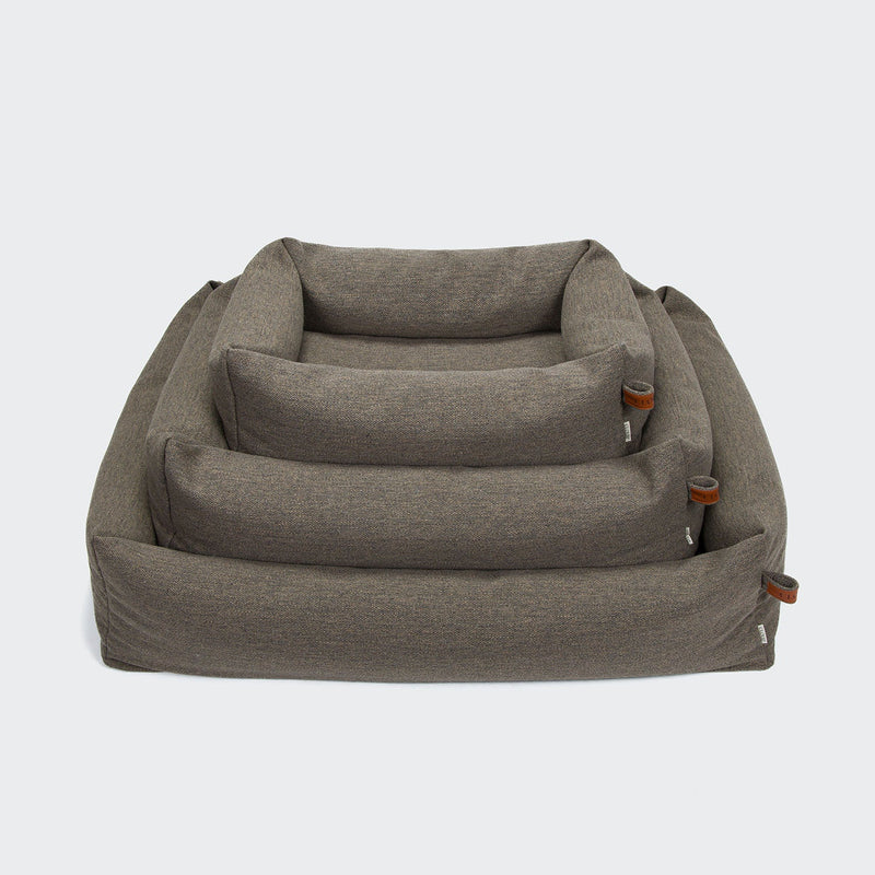 Hundebett Sleepy Linen-Mix Taupe Mélange