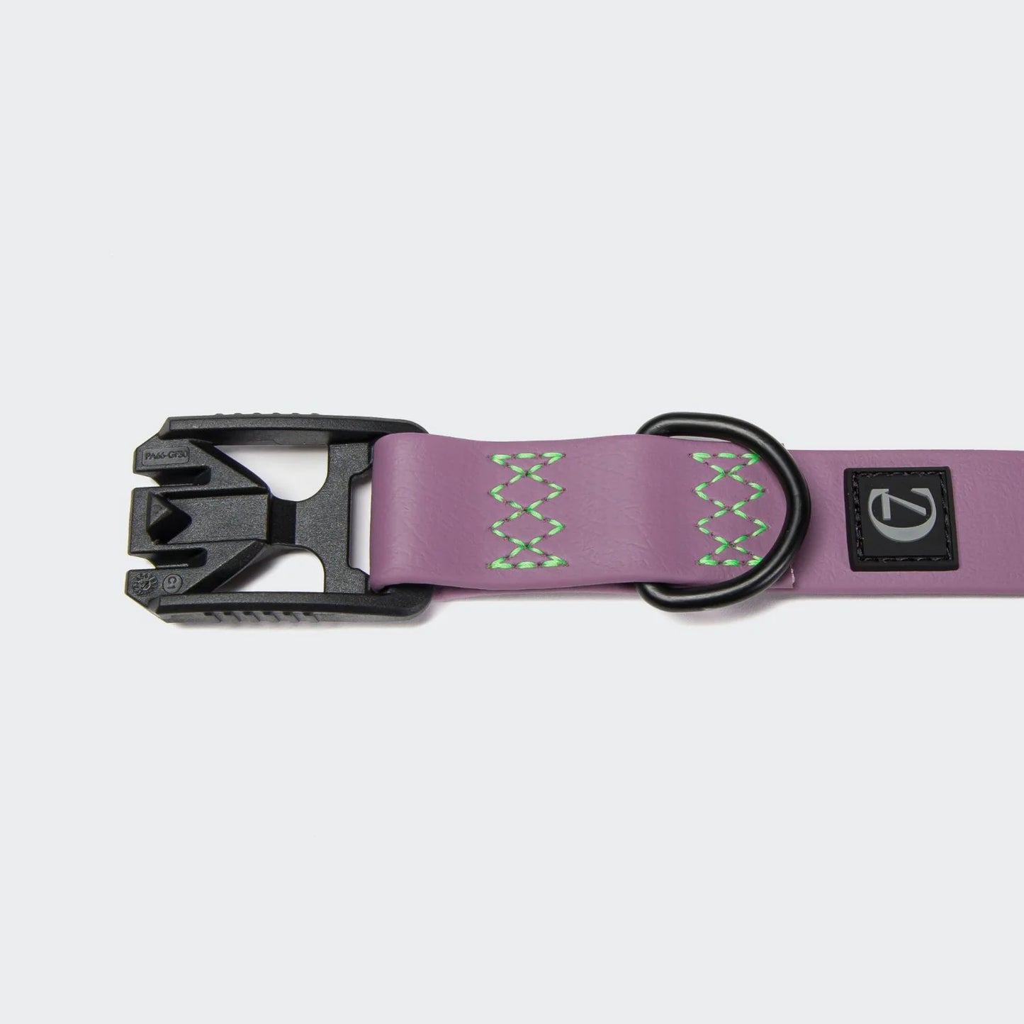 Hundehalsband BioThane Ipanema Lilac und Neon Green