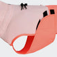 Hunderegenmantel Dackel AKTIV Peach/Neon-Pink