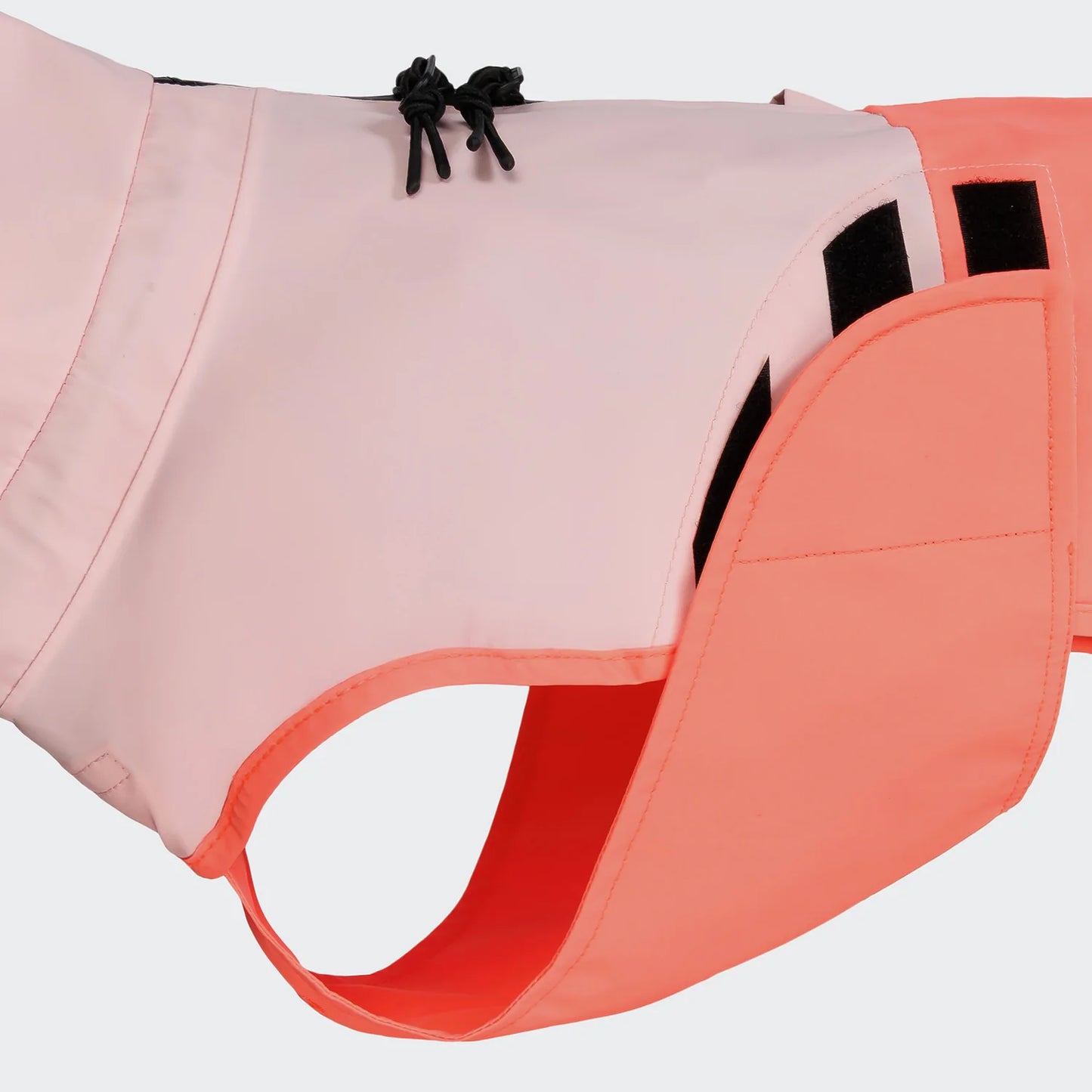Hunderegenmantel Dackel AKTIV Peach/Neon-Pink