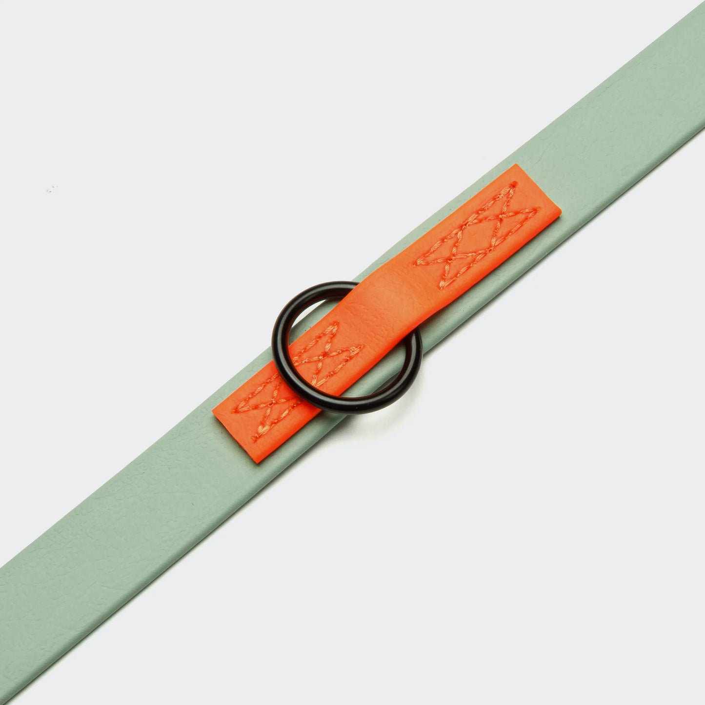 Hundeleine verstellbar BioThane Ipanema Mint Neon-Orange
