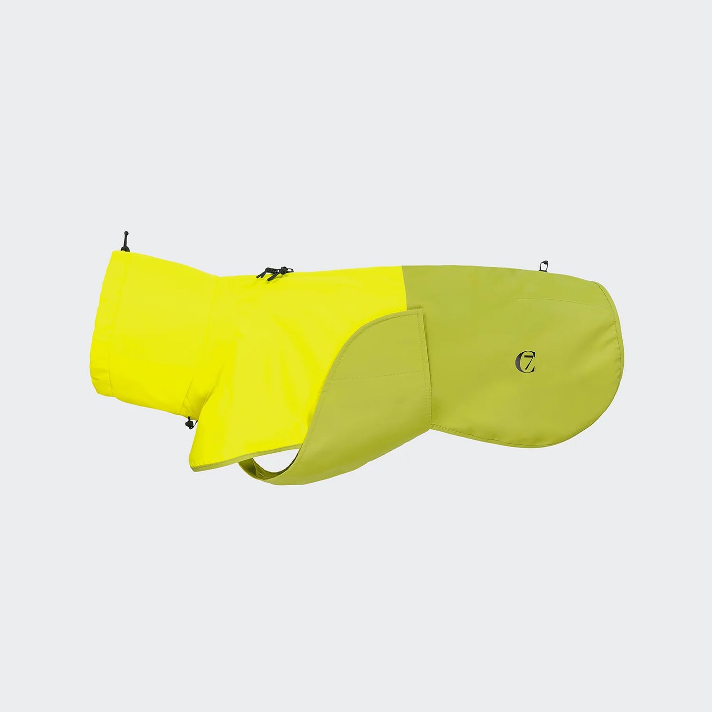 Hunderegenmantel AKTIV Neon Green/Light Olive