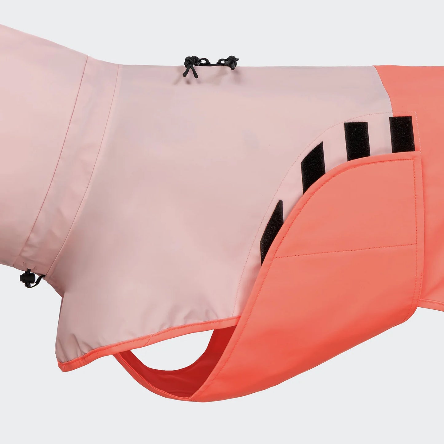 Hunderegenmantel AKTIV Peach / Neon Pink