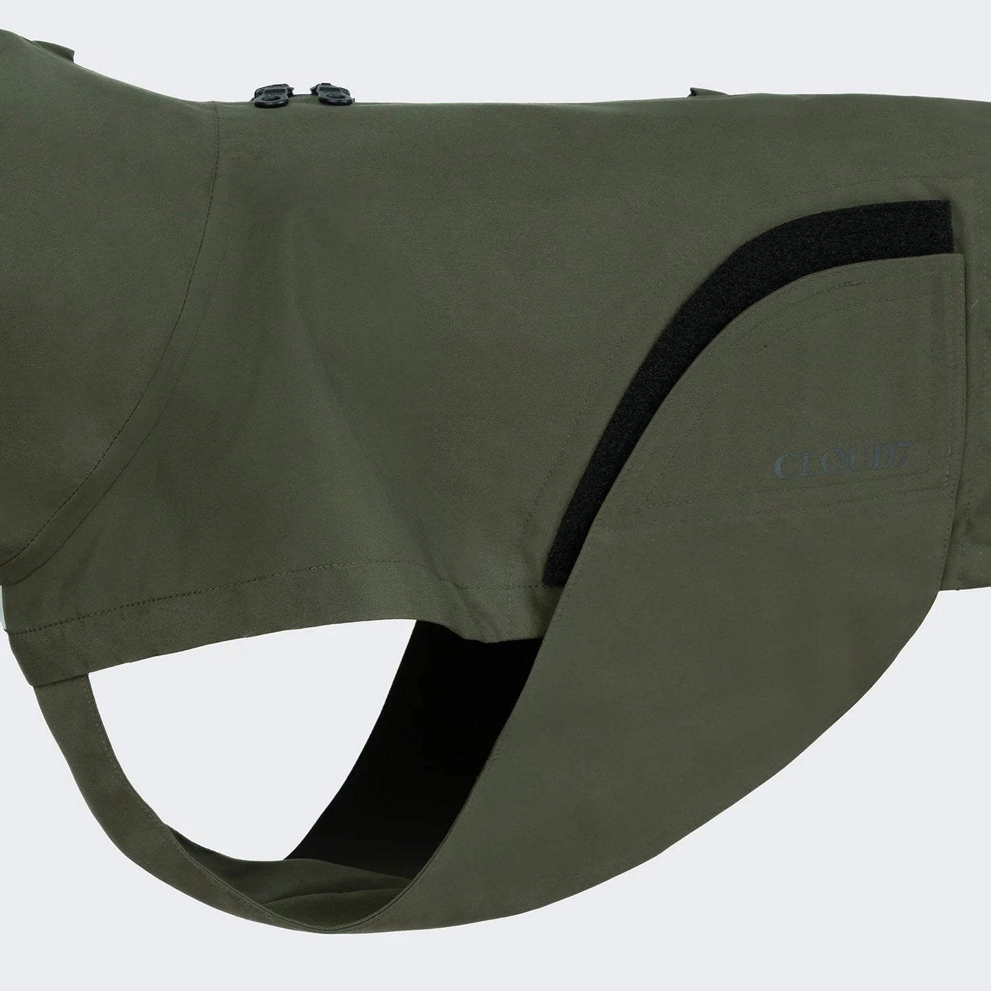 Cloud7 Hunderegenmantel Dublin Dark Olive 2.0