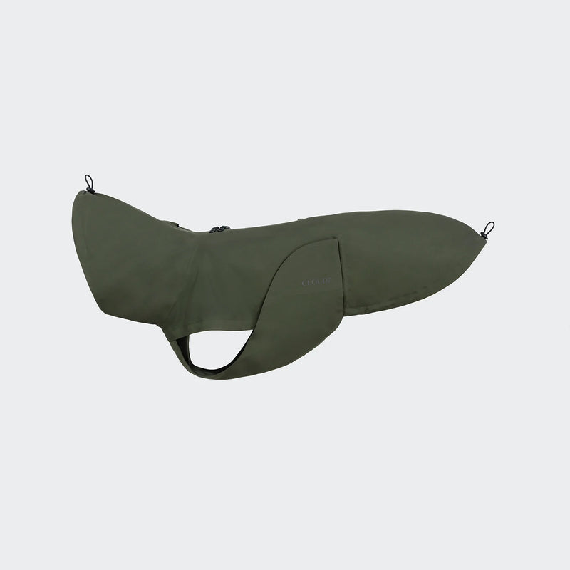 Cloud7 Hunderegenmantel Dublin Dark Olive 2.0