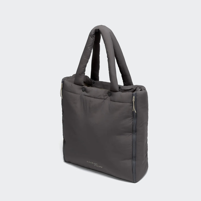 Hundereisebett & Tote Bag AKTIV Puffer Dark Grey/Khaki