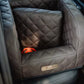 Excellent car seat - Italian in brown