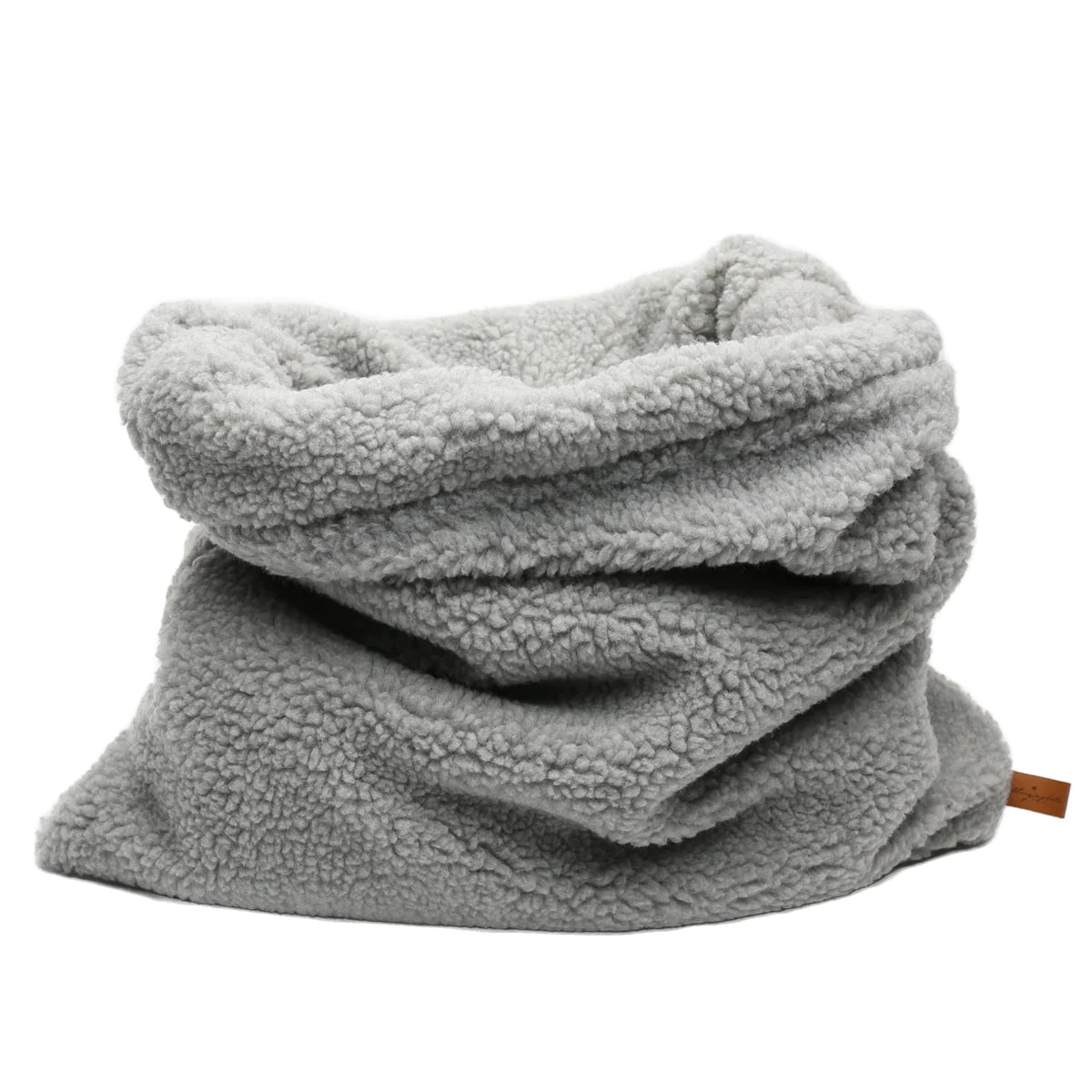 Kuschelschlafsack Teddyfleece Hellgrau – SCADI