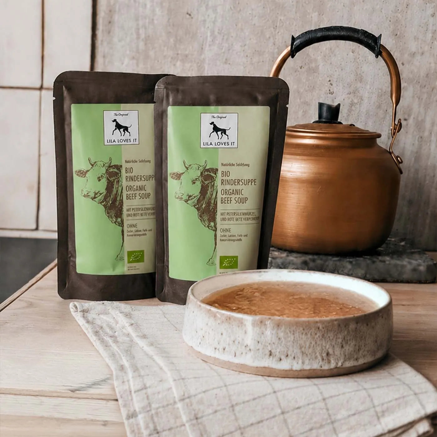 Bio-Rindersuppe 130 ml - Pouch
