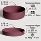 Silikon-Futternapf mit Deckel in aubergine