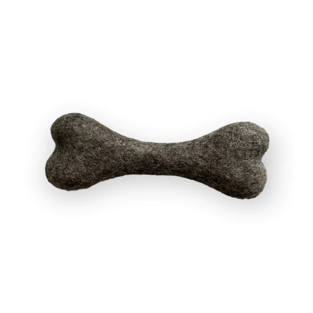 Knochen aus Wollfilz (klein)