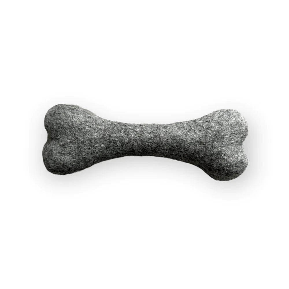 Knochen aus Wollfilz (klein)