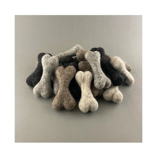 Knochen aus Wollfilz (klein)