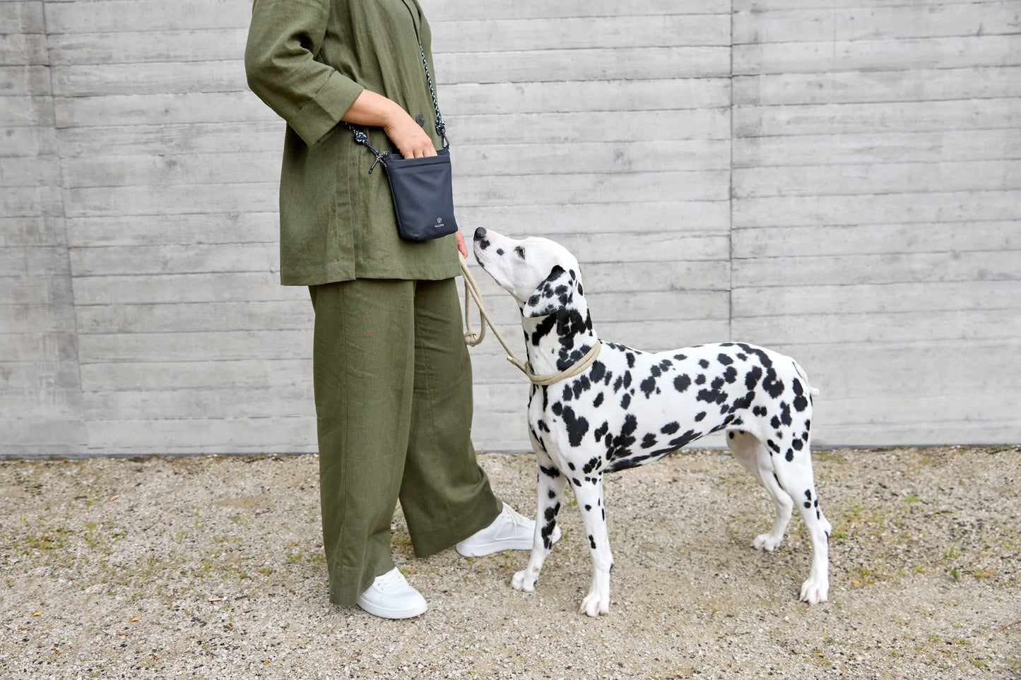 Dog Snack Bag Karl in navy