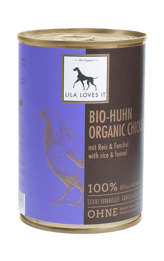 Bio-Hühnchen mit Reis und Fenchel