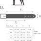 Hundehalsband Baseball Grau
