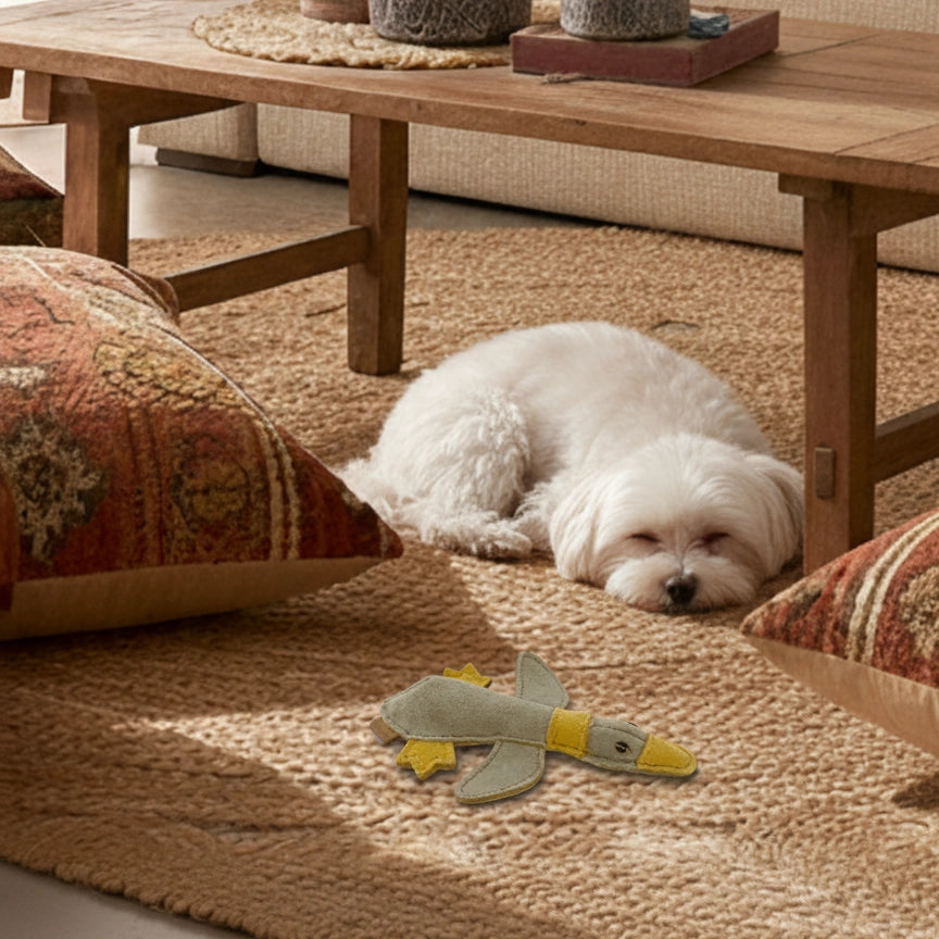 Ente Quak - Spielzeug aus Leder