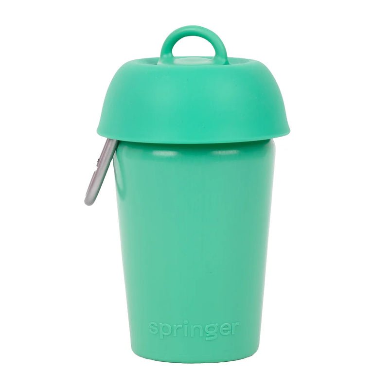 Reisetrinkflasche Flip Grün