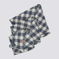 Hundehalstuch Bandana Check Dark Blue - Beige