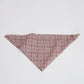 Hundehalstuch Bandana Check Red - Light Green