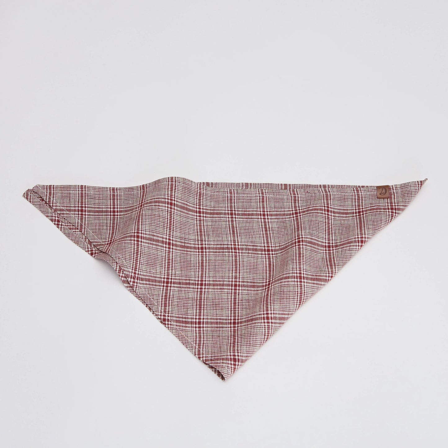 Hundehalstuch Bandana Check Red - Light Green
