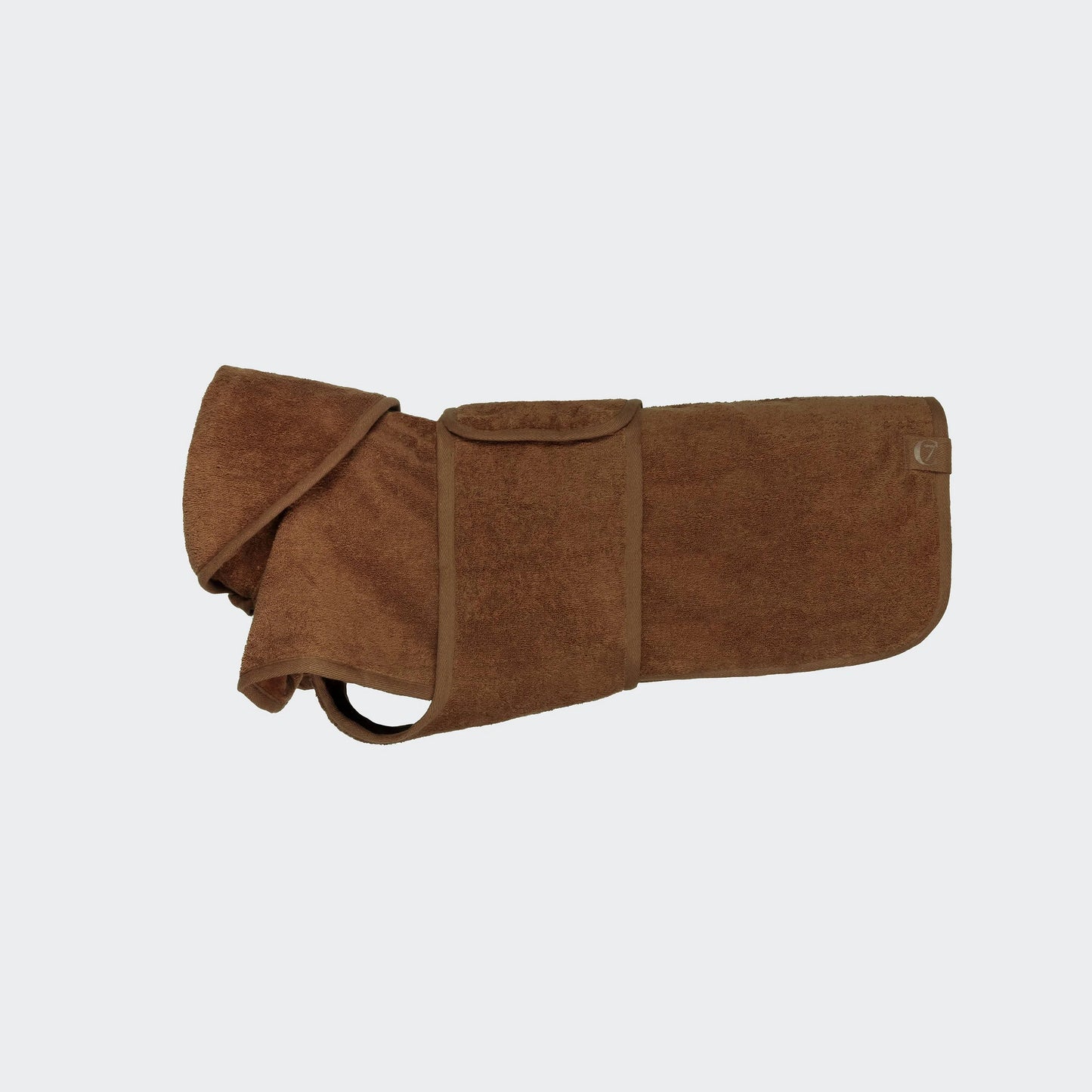 Hundebademantel Föhr Caramel mit Handtuch
