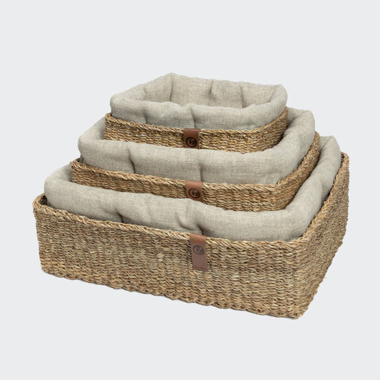 Hundekorb Hideaway Linen Sand
