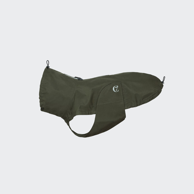 Cloud7 Hunderegenmantel Dackel Dublin Dark Olive