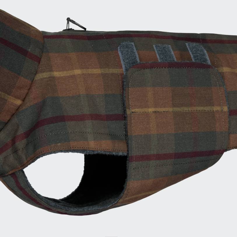 Hundemantel Brooklyn Dackel Waxed Tartan