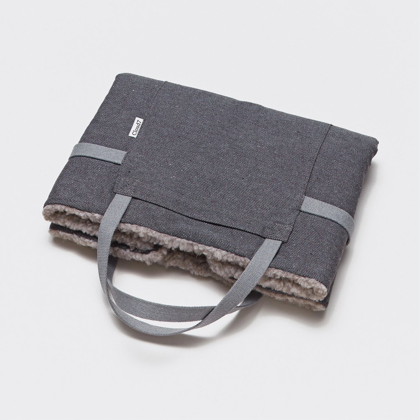 Hundereisebett Tweed Taupe