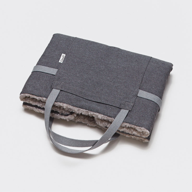Hundereisebett Tweed Taupe