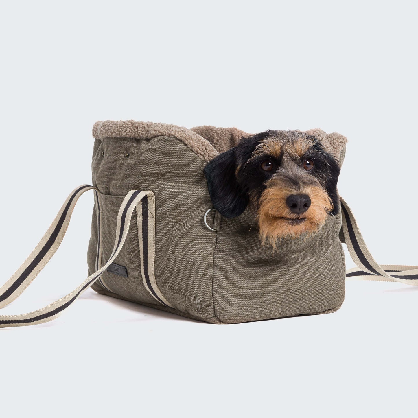 Hundetragetasche Lucca Canvas Sand