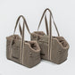 Hundetragetasche Lucca Canvas Sand