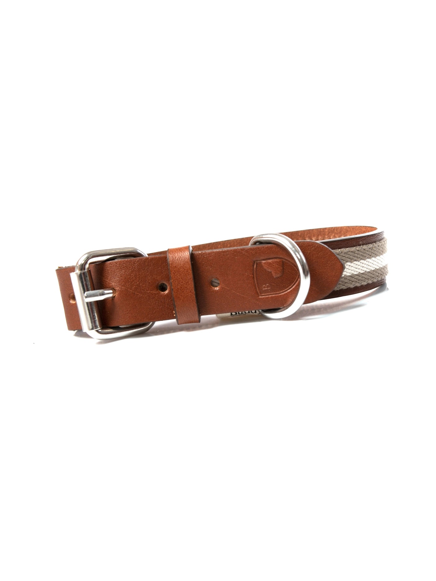 Hundehalsband Baseball Grau