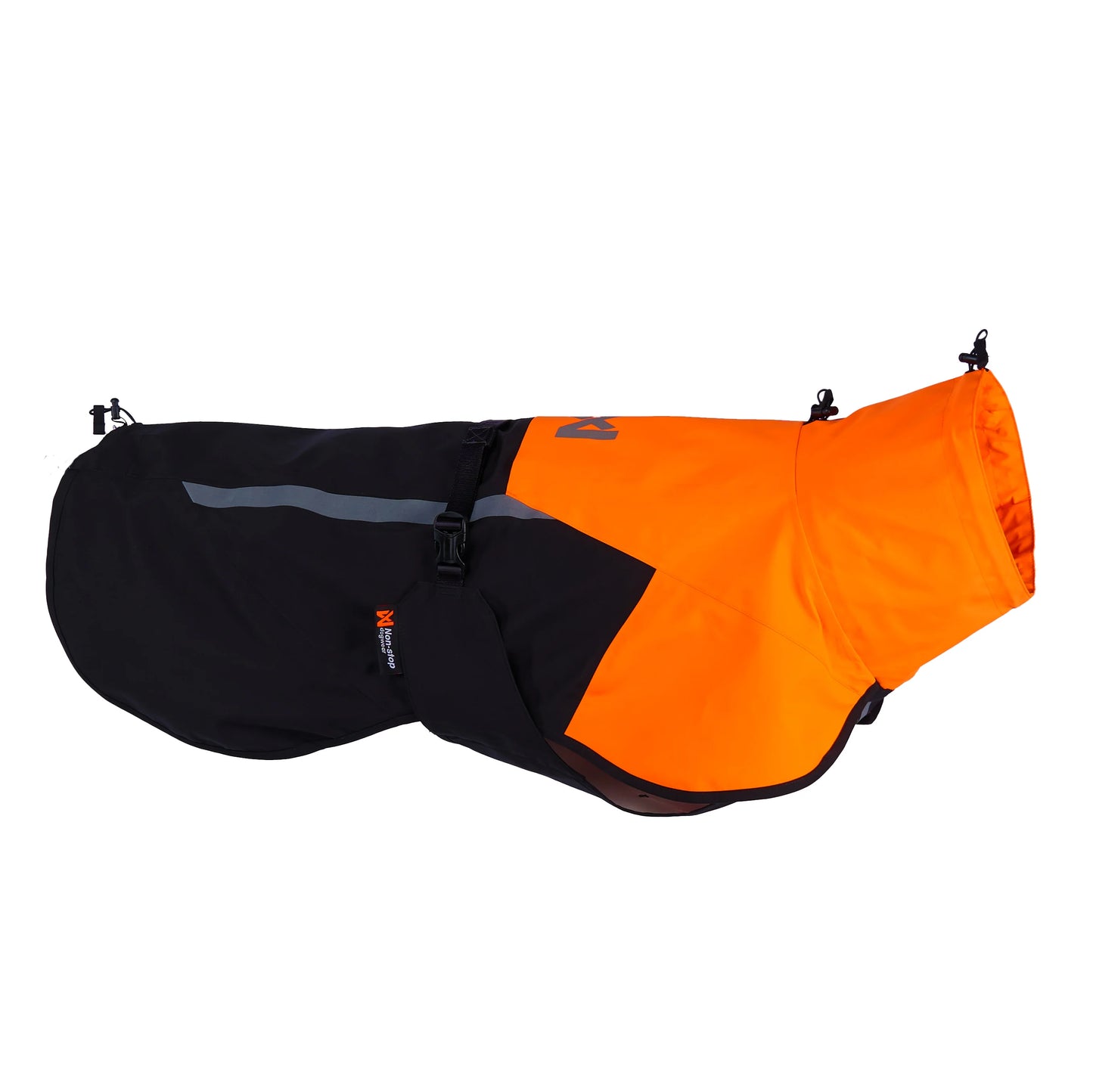 Hunderegenmantel Fjord 2.0 black / orange