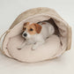 Hundekörbchen Shopper Little Basket Saddle gravel