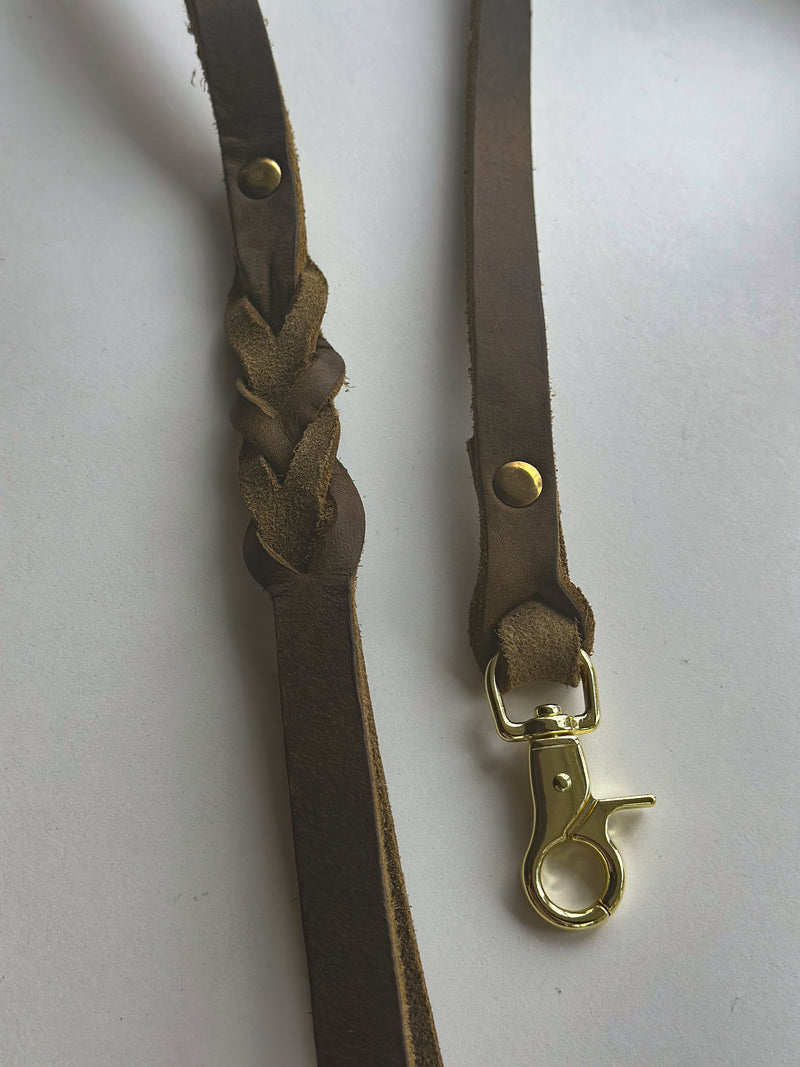 SCADI Führleine "Jón" olive 16mm